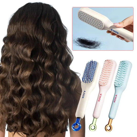 Self-Cleaning Hair Brush